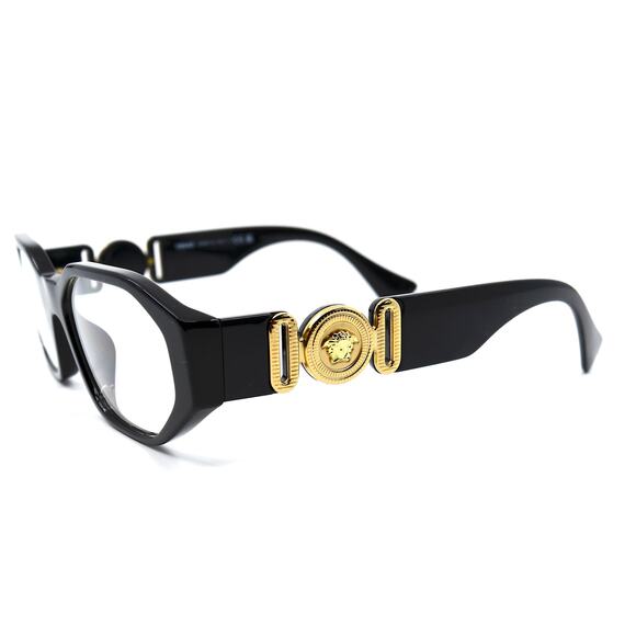 NEW VERSACE VE3320U GB1 BLACK AUTHENTIC EYEGLASSES FRAME - Picture 12 of 16